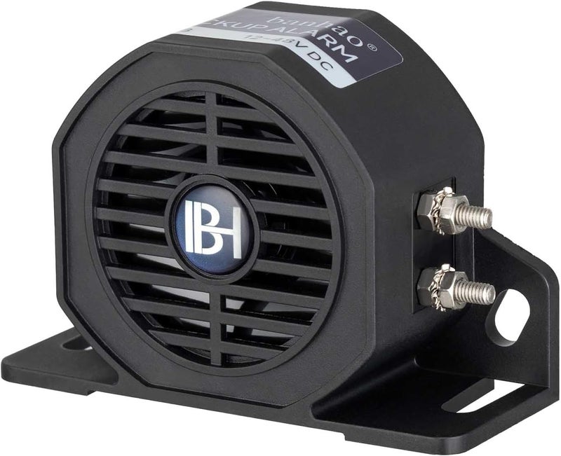 banhao Backup Alarm 112dB 12V-48V Universal Industrial Heavy-Duty Backup Reverse Warning Alarm with Beeper Tone for Truck Van Freight Car Lorry Heavy Vehicles - Image 1